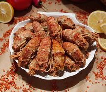 Креветка медвежонок отварная