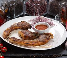 Шашлык из бараньи корейки