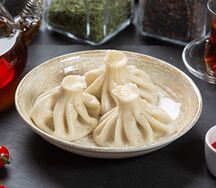 Хинкали из свинины и говядины