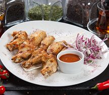 Шашлык из куриных крылышек