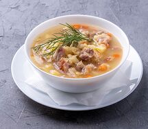 Гороховый с гренками