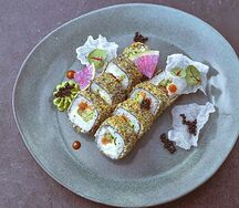 Ролл Сяке темпура