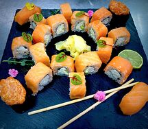 Сет роллов Много лосося