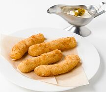 Хрустящая моцарелла в панировке