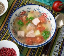 Уха из семги