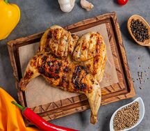 Шашлык из цыпленка на углях