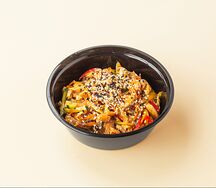 Фунчоза с цыпленком и овощами