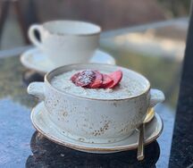 Овсяная каша на кокосовом молоке