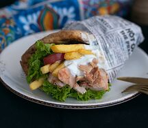 Сувлак с курицей