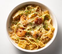 Паста с креветками