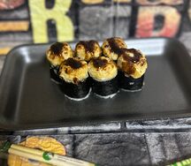 Запеченный маки с креветкой