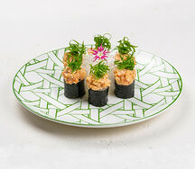 Тартар ролл с гребешком