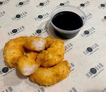 Креветки в панировке с соусом терияки