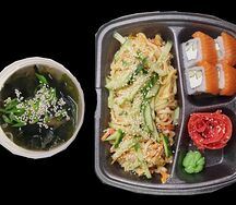 Удон с морепродуктами, Филадельфия и Мисо-суп