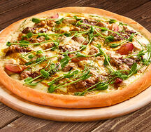 Пицца Мясная карри 30 см на тонком тесте