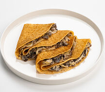 Блины с грибным жульеном