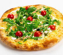 Римская пицца Цыпленок с соусом песто