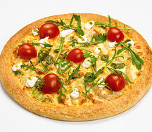 Пицца Цыпленок с соусом песто фирменная