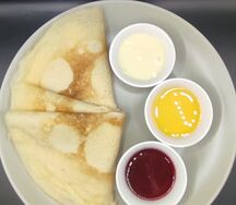Блины с соусом на выбор