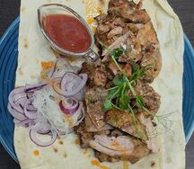 Шашлык из филе бедра куриного