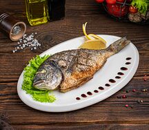 Дорадо на гриле