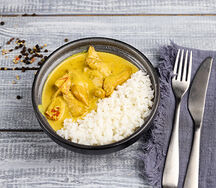 Курица в сливках карри