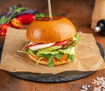 Зеленый бургер