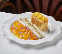 Трюфельный камамбер с хурмой