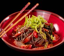 Лапша Соба с овощами