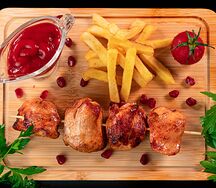 Шашлычок из куриного филе