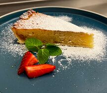Торт с франжипаном и апельсиновым джемом