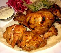 Шашлык из курицы ассорти