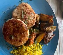 Котлета из индейки и курицы