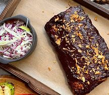 Рёбра в бурбоновой глазури