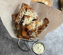 Гренки с чесноком