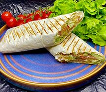 Шаурма с креветками