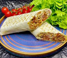 Шаурма со свининой большая