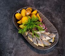 Сельдь с картофелем