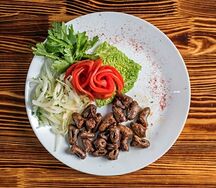 Шашлык из куриного сердца