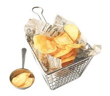 Чипсы по домашнему из натурального картофеля