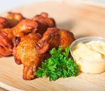 Крылья куриные во фритюре