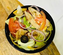 Жареные грибы с овощами