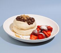 Панкейки с Нутеллой и кремом маскарпоне