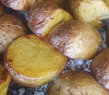 Картофель на мангале