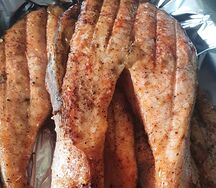 Шашлык из сёмги
