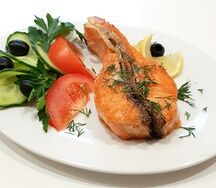 Форель жареная