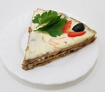 Закуска Печеночный тортик
