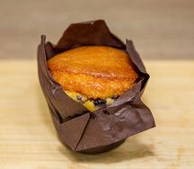 Ванильный маффин с черникой