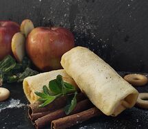 Блинчики с яблоком