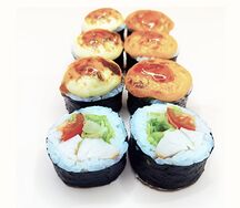 Ролл с копченой курицей